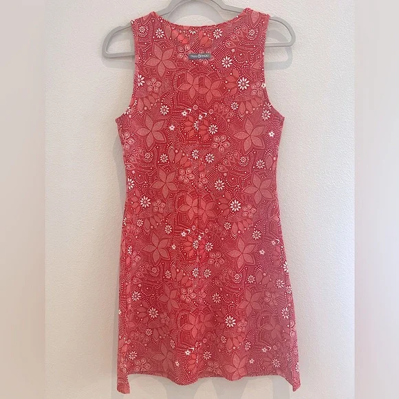 Nuu Muu Classic Keyhole Sleeveless Orange Floral Paisley Athletic Dress … - Picture 2 of 8